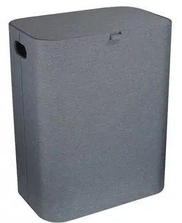 Odpadkové koše SAPHO - BELLAGIO kôš na bielizeň 50,5x62,5x32cm, sivá 3063GR