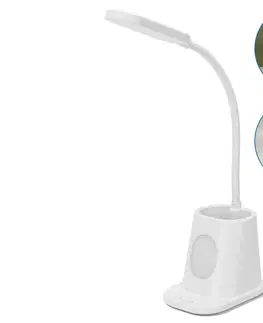 Lampy  B.V.  - LED Stmievateľná nabíjacia stolná lampa LED/2,8W/5V 3000/5000K biela 