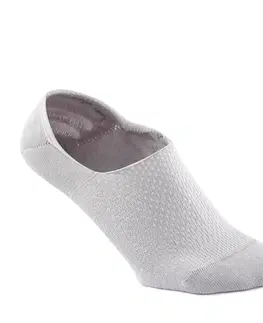 ponožky Členkové ponožky 2 páry bielo-sivé