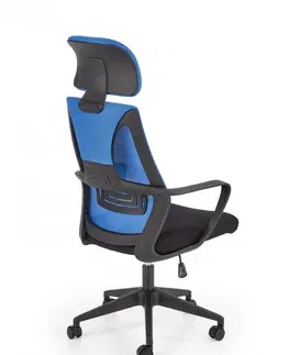 Kancelárske stoličky Kancelárska stolička VALDEZ Halmar Modrá