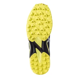 pánske tenisky Pánska obuv na pozemný hokej vysoká intenzita FF Ultimate čierno-žltá