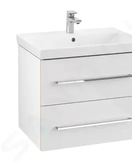 Kúpeľňa VILLEROY & BOCH - Avento Umývadlová skrinka, 630x514x452 mm, 2 zásuvky, Crystal White A89000B4