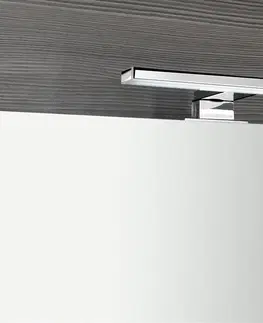 Kúpeľňový nábytok SAPHO - RIWA galérka s LED osvetlením, 60x70x17cm, biela lesk RIW060-0030