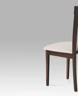 Jedálenské stoličky a kreslá Jedálenská stolička BC-3940 látka / drevo Autronic Čerešňa