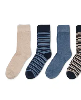 Socks Ponožky, 5 párov, béžové