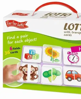 Hračky náučné a vedecké spoločenské hry FAR FAR LAND - Far far land Lotto Nájdi druhú časť