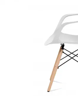 Jedálenské stoličky a kreslá Jedálenská stolička ALBINA Autronic Biela