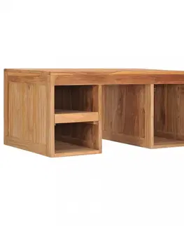 Drevené Konferenčný stolík 90x50 cm teakové drevo Dekorhome