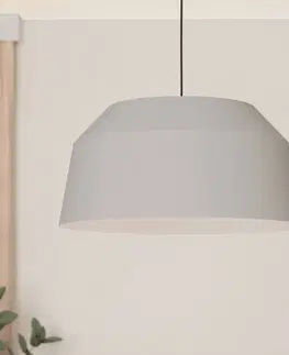 Závesné svietidlá EGLO Závesné svietidlo Contrisa v sivej farbe, jedno svetlo, Ø 52 cm