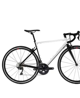 bicykle Cestný bicykel EDR AF Ultegra bielo-čierny