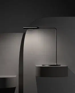 Lampy na nočný stolík Lumina Lumina Flo Bedside stolná LED lampa 3 000 K čierna