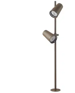 Záhradné lampy Zam Zam E299 - LED Vonkajšia lampa 2xLED/6W/230V IP54 CRI93 hnedá 