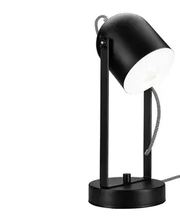 Lampy  Stolná lampa SURI 1xE27/60W/230V čierna 