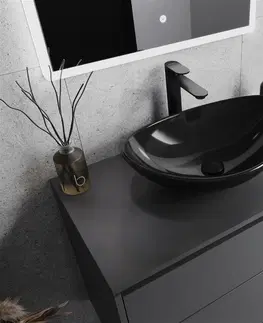 Kúpeľňa MEXEN - Sonia sklenené umývadlo 54 cm, čierna 24145470