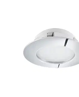 Svietidlá Eglo Eglo 78748 - LED Stmievateľné podhľadové svietidlo PINEDA LED/12W/230V chróm 