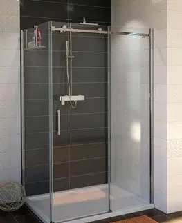 Sprchovacie kúty GELCO - DRAGON sprchové dvere 1400mm, číre sklo GD4614