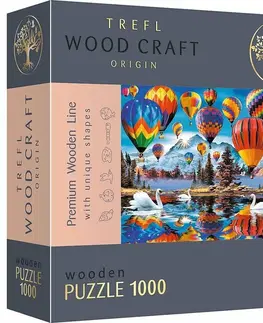 Hračky puzzle TREFL - Drevené puzzle 1000 - Farebné balóny