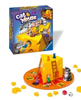 Hračky rodinné spoločenské hry RAVENSBURGER - Cat & mouse
