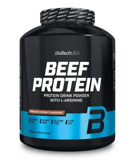 Hovädzie (Beef Protein) Beef Protein - Biotech USA 500 g sáčok Jahoda