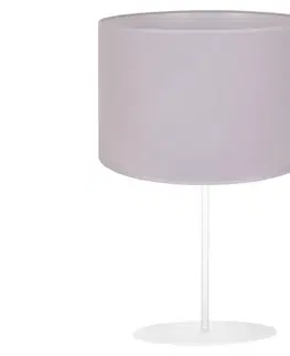 Lampy   - Stolná lampa BRISTOL 1xE14/15W/230V šedá/biela 
