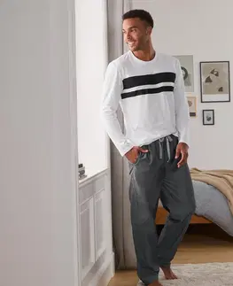 Pajamas Pyžamo s nohavicami z materiálu chambray
