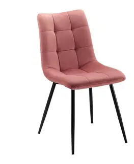 Stoličky do jedálne Elegantná Stolička Suri Ružová