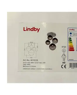 Svietidlá Lindby Lindby - Luster na tyči ROBYN 2xE27/40W/230V + 2xE27/25W/230V 