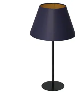 Lampy  Stolná lampa ARDEN 1xE27/60W/230V pr. 30 cm fialová/zlatá 