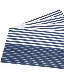 Prestieranie Prestieranie Stripe tm. modrá, 30 x 45 cm, sada 4 ks