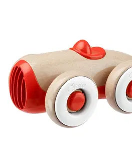 Hračky - autíčka CHICCO - Autíčko Vintage Eco+ červené 12m+