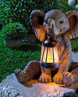 Vonkajšie osvetlenie Solárny lampáš "Slon"