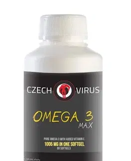 Vitamíny a minerály Omega 3 Max - Czech Virus 90 softgels