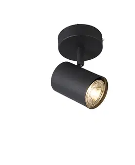 Nastenne lampy Smart spot čierna vrátane WiFi GU10 nastaviteľná - Jeana