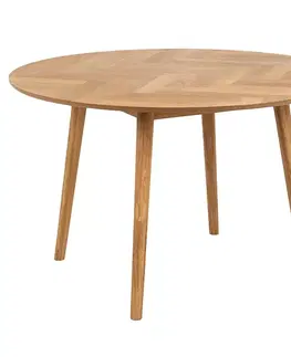 Jedálenské stoly Stôl Nano Dub Okrúhly