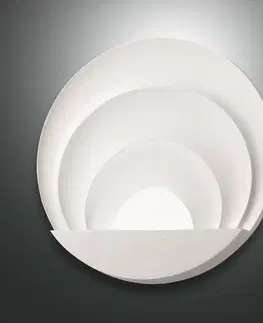 Nástenné svietidlá Fabas Luce Nástenné LED svietidlo Sunrise, biele
