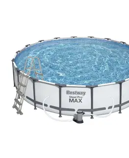 Bazény Bazén Bestway Steel Pro Max 488 x 122 cm s filtráciou