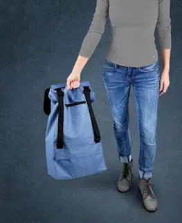 Nákupné tašky a košíky Tescoma Nákupná taška na kolieskach SHOP!, modrá
