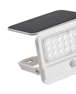 Svietidlá Rabalux Rabalux 77090 - LED Solárne nástenné svietidlo FLAXTON LED/7W/3,7V IP54 biela 