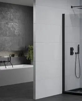 Vane MEXEN/S - Pretória sprchovací kút 90x90, transparent, čierna + sprchová vanička vrátane sifónu 852-090-090-70-00-4070B