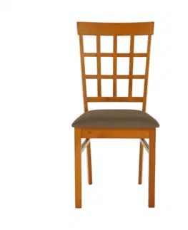 Stoličky Stolička, čerešňa/béžovohnedá, GRID NEW