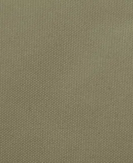 Stínící textilie Tieniaca plachta obdĺžniková 5 x 6 m oxfordská látka Dekorhome Sivohnedá taupe