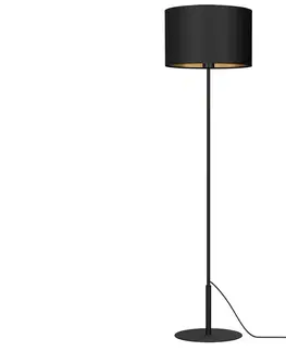 Lampy  Stojacia lampa ARDEN 1xE27/60W/230V čierna/zlatá 
