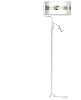 Lampy  Stojacia lampa ULTIMO 1xE27/40W/230V + 1xGU10/MR11/7W biela 