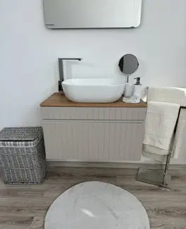 Kúpeľňový nábytok ArtCom Kúpeľňová skrinka s doskou ICONIC Cashmere D60/1 | 60 cm