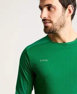 dresy Futbalový dres s dlhým rukávom VIRALTO CLUB zelený