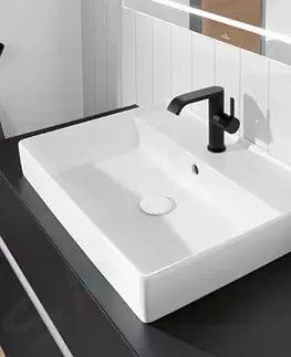 Kúpeľňa VILLEROY & BOCH - Collaro Umývadlo nábytkové 600x470 mm, s prepadom, otvor na batériu, CeramicPlus, alpská biela 4A336GR1