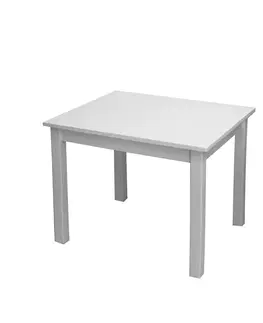 Jedálenské stoly Detský stôl 8857 biely lak