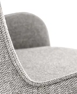 Jedálenské stoličky HALMAR K481 jedálenská stolička sivá / čierna