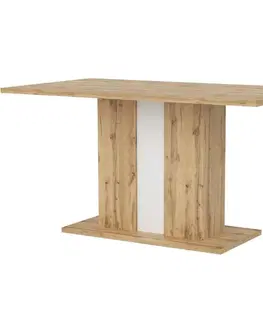 Jedálenské stoly Stôl Crosby Wotan/Biela
