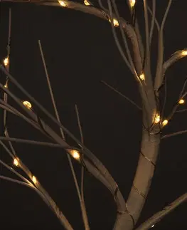 Vianočné dekorácie Solight LED zimný stromček, 50x LED, 60 cm, 3x AA